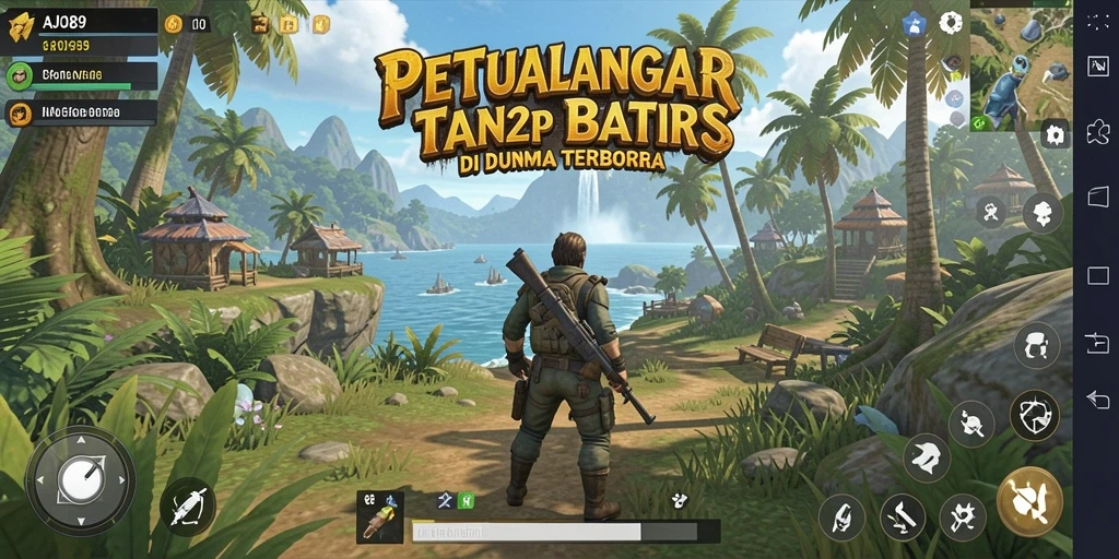 Tampilan gameplay memukau dalam petualangan Open World.