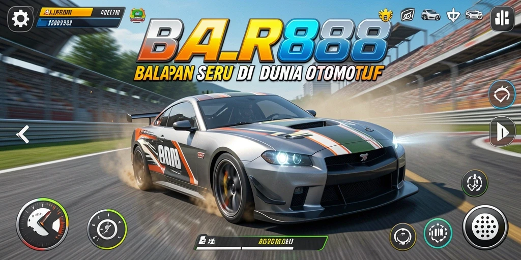 Gameplay seru balapan mobil di AJR88.