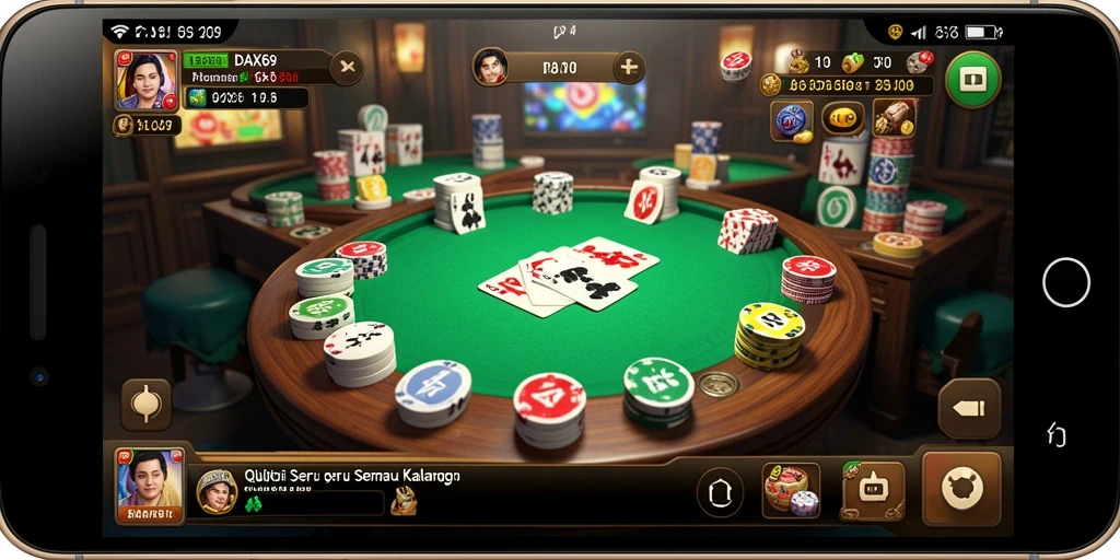 Screenshot DAX69 menampilkan gameplay QiuQiu yang menarik dan seru.