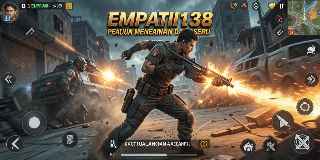 Gambaran gameplay intens dalam EMPATI138 dengan aksi yang seru.