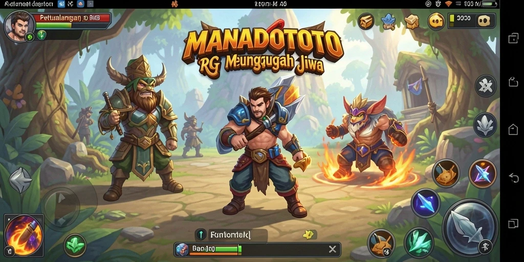 Tampilkan gameplay menarik dari MANADOTOTO yang penuh aksi RPG.