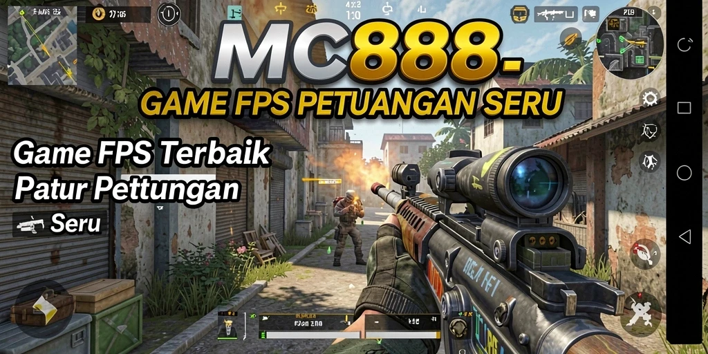 Gameplay seru dan intens di MC888 yang menampilkan aksi FPS.