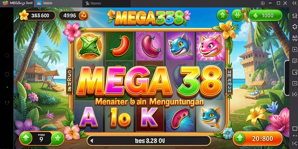 Screenshot utama MEGA338 menampilkan gameplay slot yang seru dan mengasyikkan.