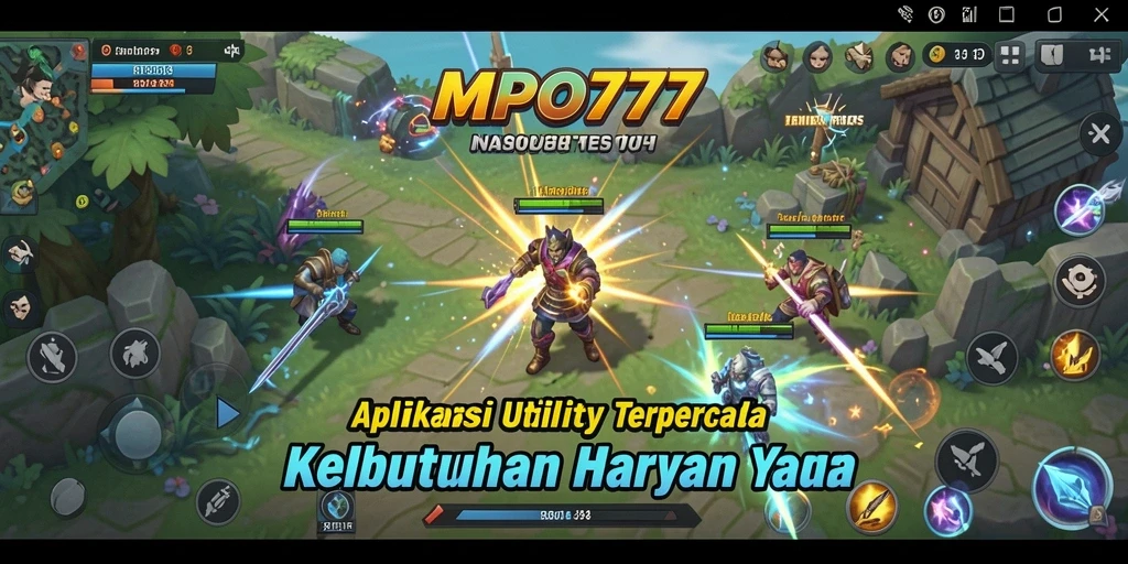 Tangkapan layar utama MPO777 menunjukkan antarmuka aplikasi yang fungsional.