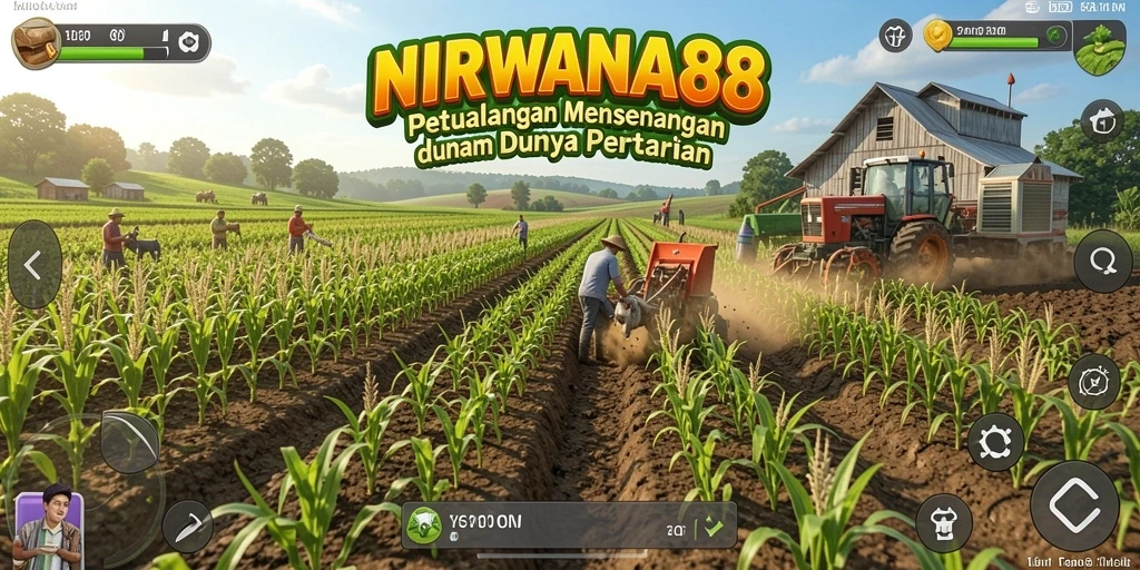 Tampilan gameplay seru dalam dunia pertanian NIRWANA88.