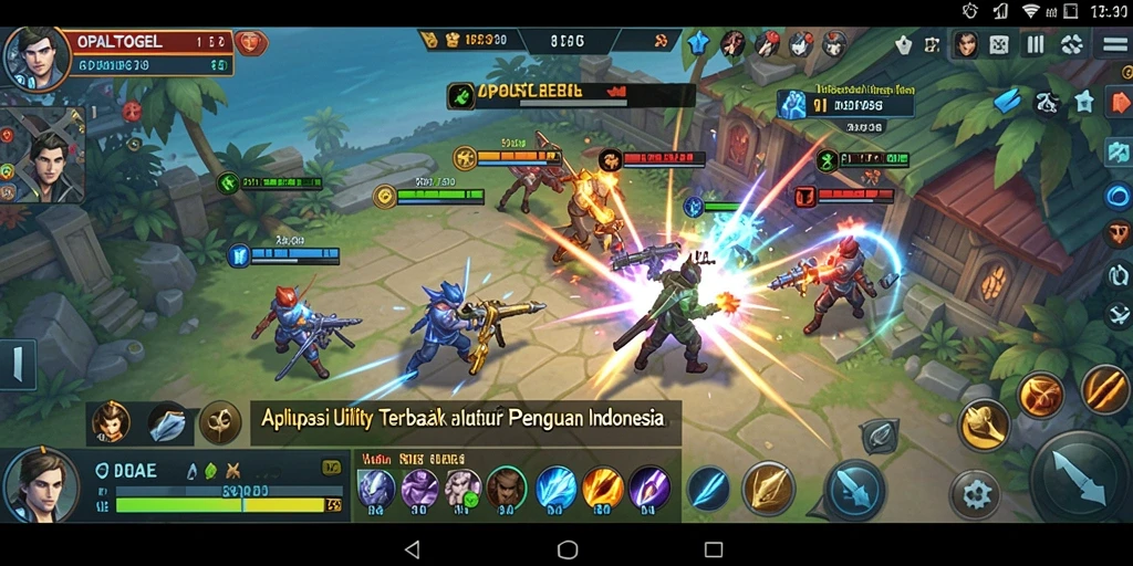 Screenshot menampilkan interface OPALTOGEL yang intuitif untuk pengguna Utility.