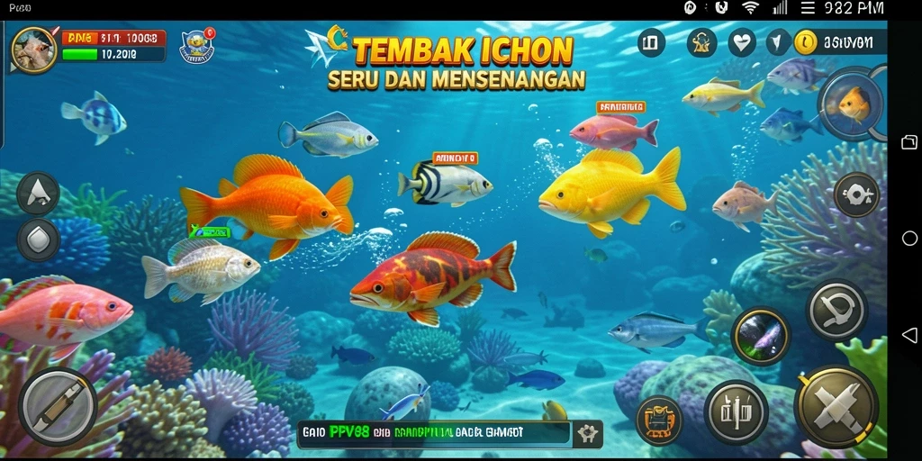 Tampilan menarik dari gameplay Tembak Ikan di PPV88.