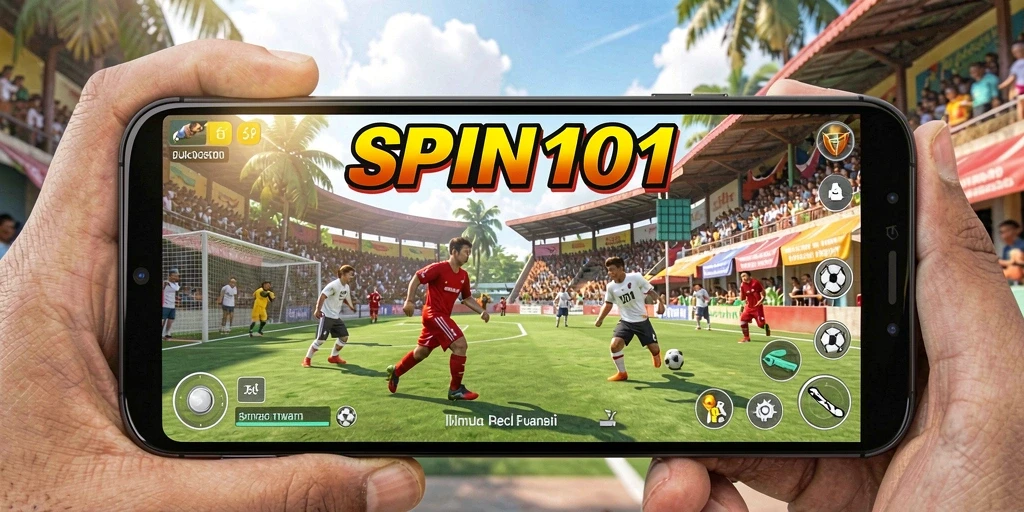 Tangkapan layar SPIN101 menampilkan gameplay simulasi yang menarik.